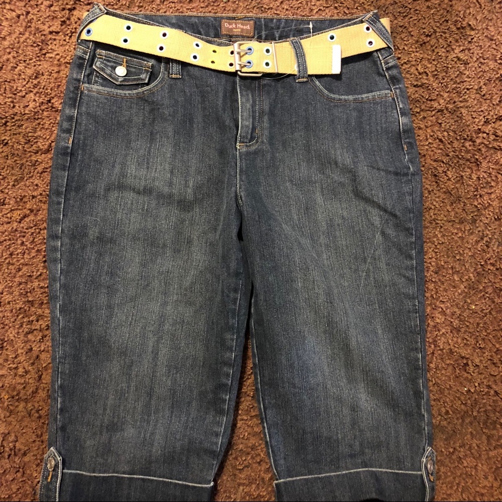 Duck Head dark wash Capri size 10petite